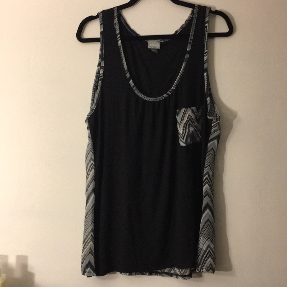 Tribal pattern tank top